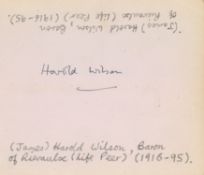 Autograph Albums.- Actors & Politicians