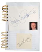 Autograph Albums.- Actors, & Entertainers
