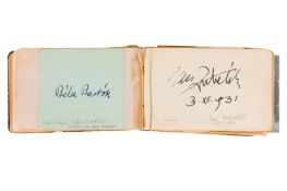 Autograph Album.-  Musicians, Actors & Politicians