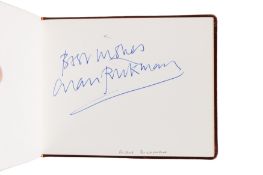 From a Gentleman's Collection. Autograph Albums Incl. Alan Rickman