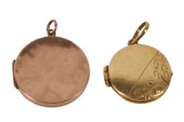 TWO LOCKET PENDANTS