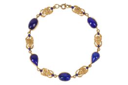 A LAPIS LAZULI BRACELET
