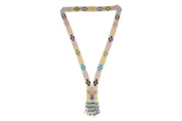 AN ART DECO BEAD NECKLACE