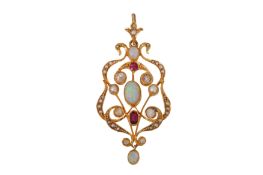 A GEM-SET PENDANT