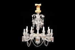 A BACCARAT ZENITH TWELVE BRANCH CHANDELIER