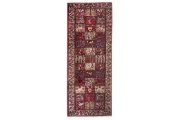 A fine Bakhtiari runner with Garden design