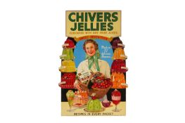 A CHIVERS JELLIES 'SWEET SEVENTEEN' ADVERTISING COUNTER DISPLAY STAND 