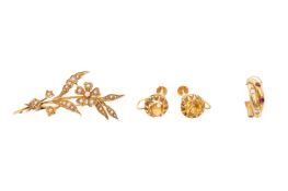 A COLLECTION OF GEM-SET JEWELLERY