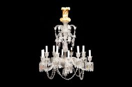 A BACCARAT ZENITH TWELVE BRANCH CHANDELIER