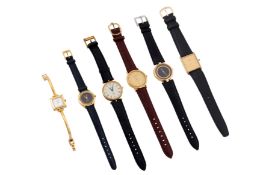 A COLLECTION OF SIX WATCHES