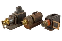A Selection of Russian Iron Magic Lanterns