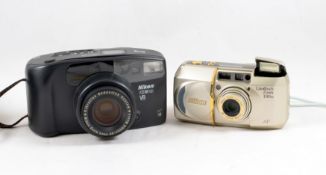 Nikon Zoom 700 VR & Lite Touch Zoom 130ED Compact Film Cameras.