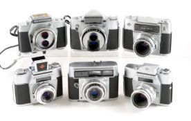 A Rare Agfa Selecta M Motor Driven CRF Camera, plus Five Agfa SLRs.