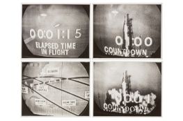 TELEVISED NASA ROCKET LAUNCH, c1960. 