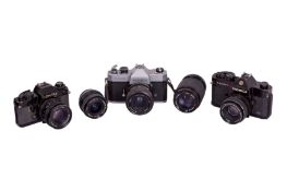A Selection of SLR Cameras