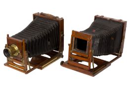 A Pair of Half Plate Field Cameras