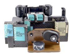RARE Contax RTS I/II 250 Film Back & Pro Motor Drive Outfit.