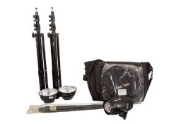 A Two Head Studio Flash Lighting Kit