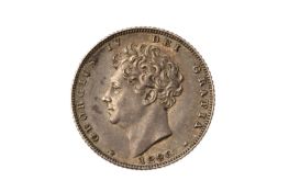 GEORGE IV (1820 - 1830), 1826 SIXPENCE. 