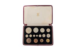 GEORGE VI (1936 - 1952), 1937 CORONATION 15-COIN PROOF SET.