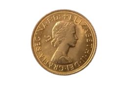 ELIZABETH II (1952 - 2022), 1963 SOVEREIGN.