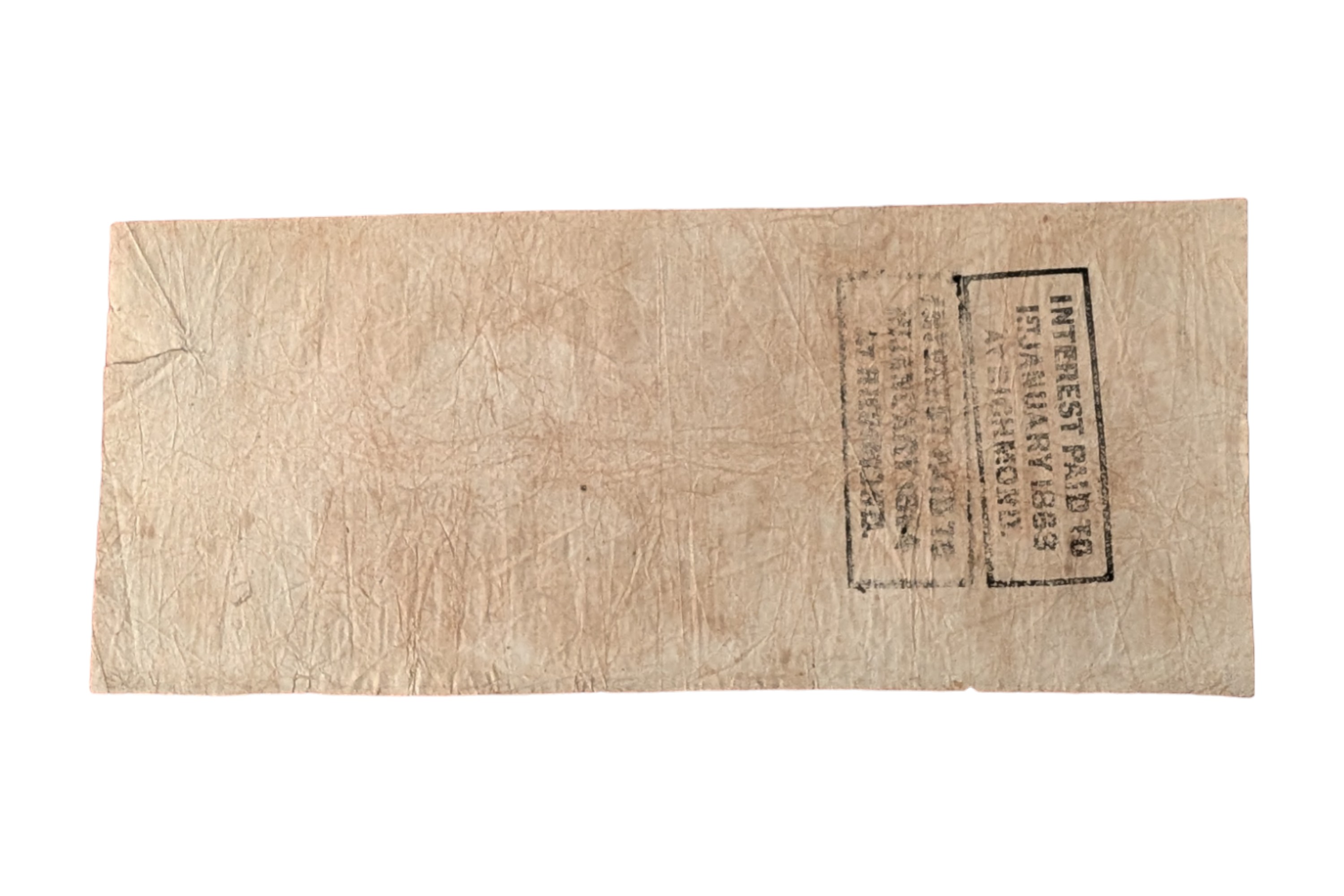 CONFEDERATE STATES, 100 DOLLARS T39. - Image 2 of 2