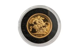 ELIZABETH II (1952 - 2022) 2003 GOLD PROOF SOVEREIGN.