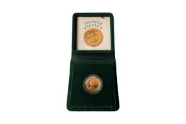 ELIZABETH II (1952 - 2022), 1980 PROOF SOVEREIGN.