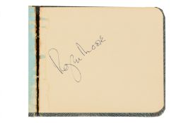 Autograph Album.- Incl. Roger Moore