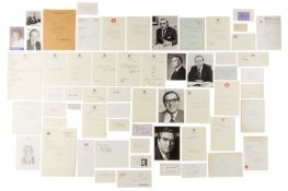 Autograph Collection.- British Politicians