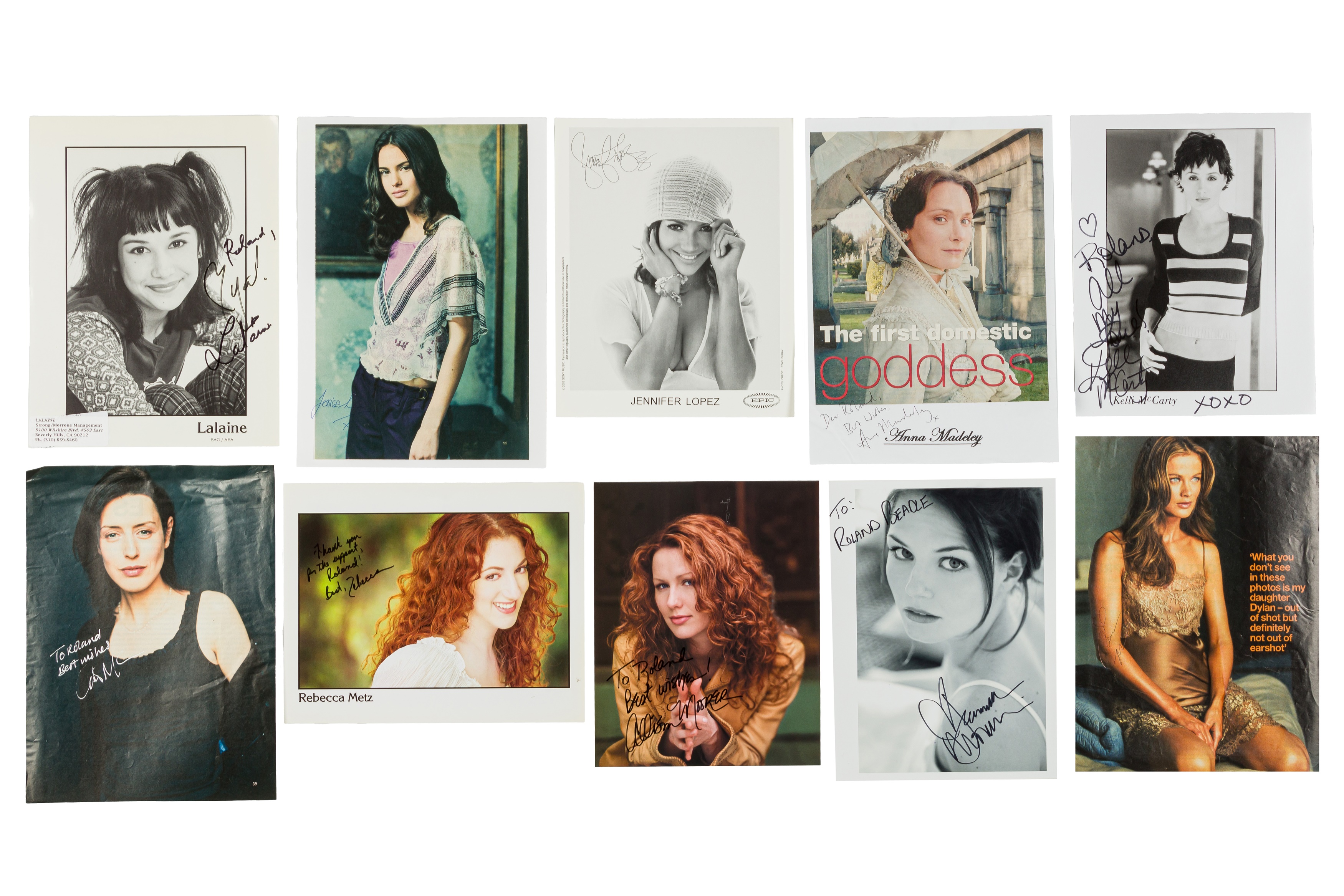 Photograph Collection.- Actresses, Top Models & Tv Presenters
