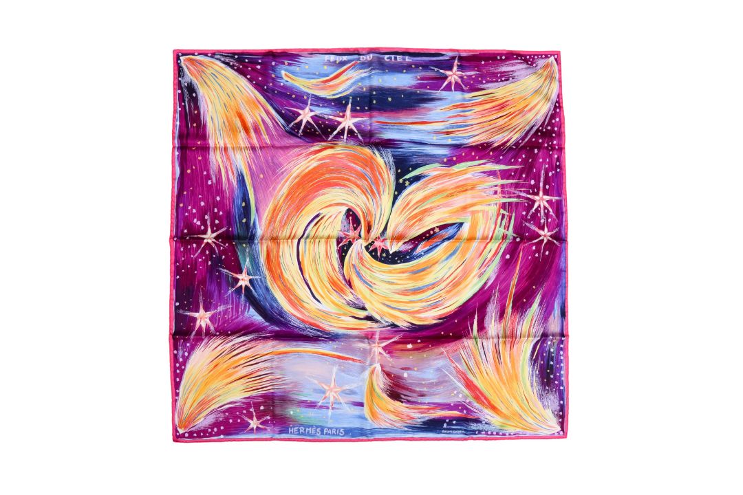 Hermes 'Feux Du Ciel' Silk Scarf 90 - Image 1 of 2