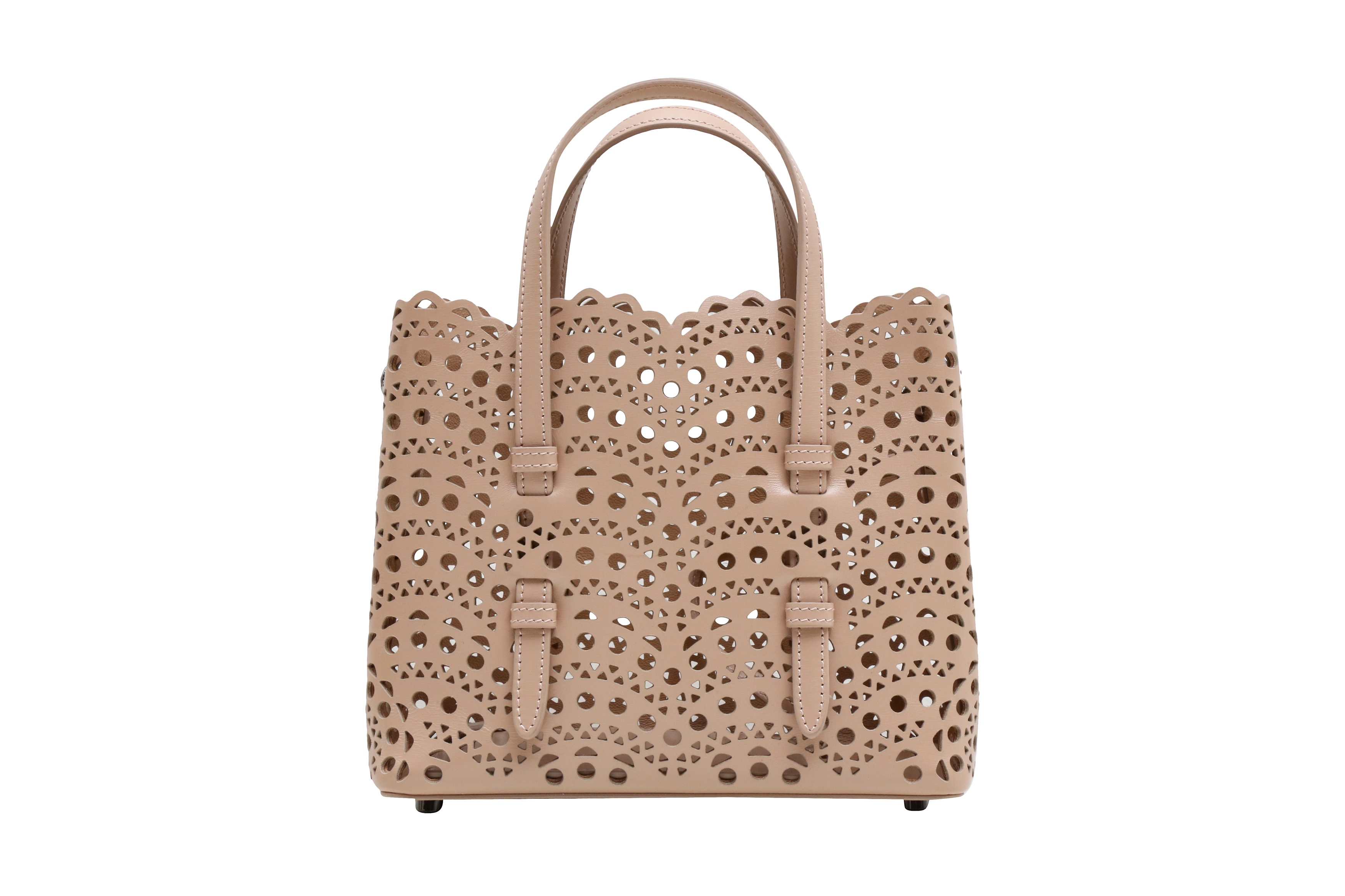Alaia Blush Mina 20 Mini Tote