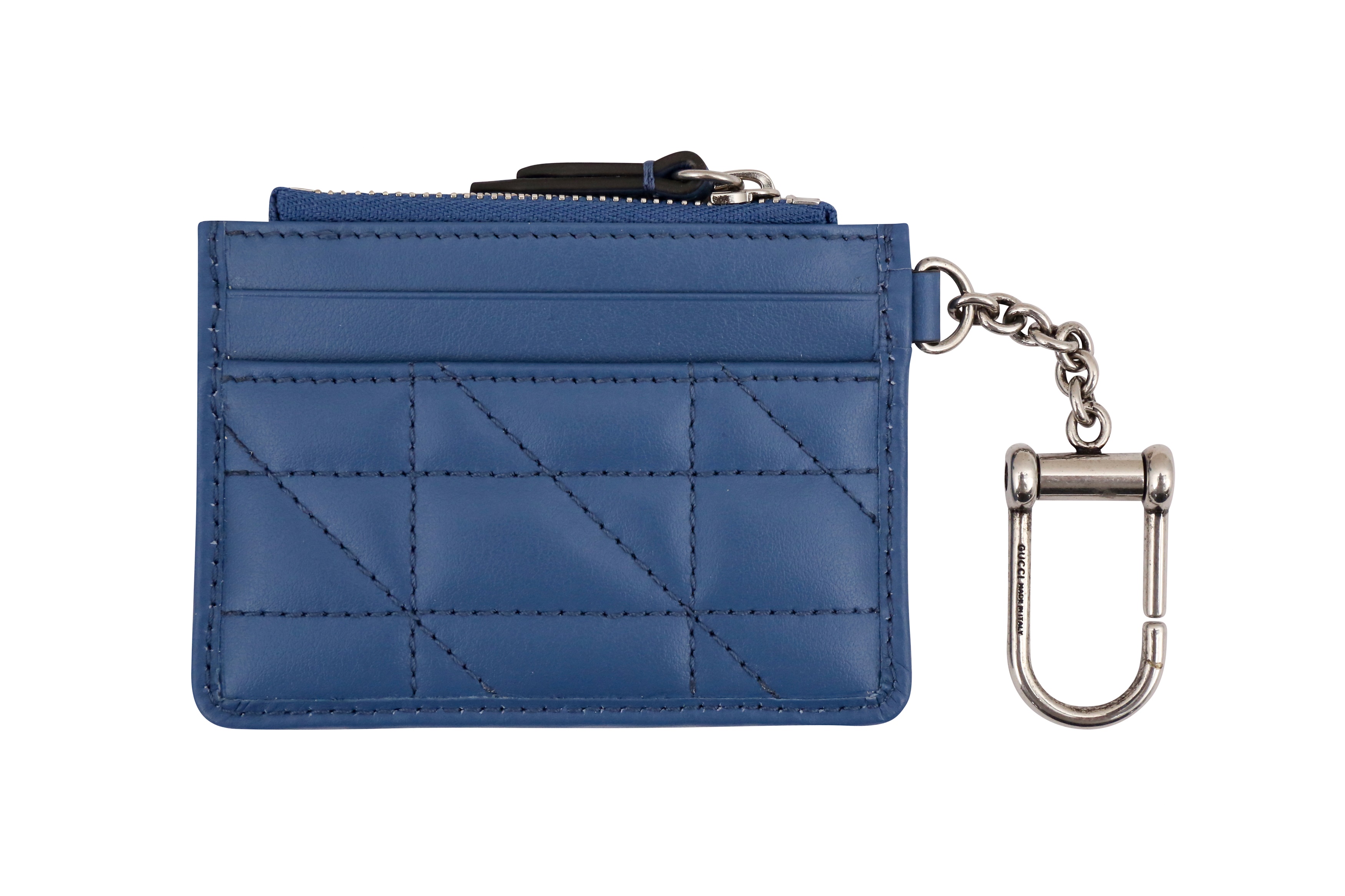 Gucci Blue GG Marmont Keychain Wallet - Image 2 of 2