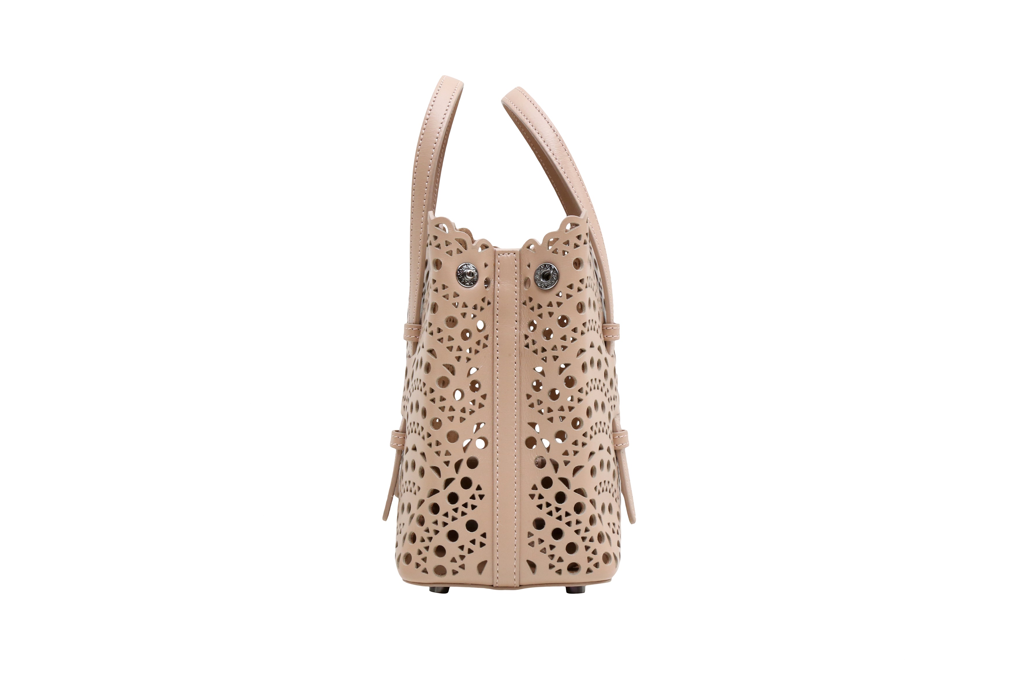 Alaia Blush Mina 20 Mini Tote - Image 2 of 6