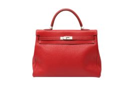Hermes Rouge Grenat Clemence Kelly Retourne 35