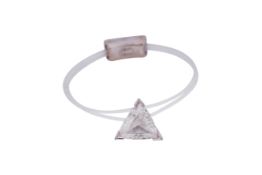 A DIAMOND SINGLE-STONE RING