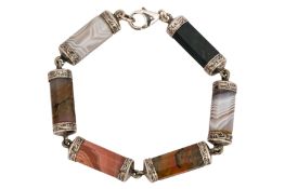 A SCOTTISH AGATE BRACELET