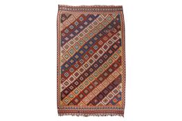 AN ANTIQUE QASHQAI KILIM, SOUTH-WEST PERSIA