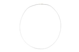 A 9CT WHITE GOLD CHAIN