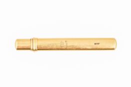 AN 18CT GOLD ASPREY PENCIL HOLDER