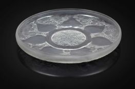 A Lalique Coupe pattern dish