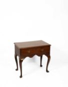 An 18th Century mahogany lowboy