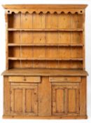 An Irish pine dresser