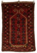 A Kizil Ayak prayer rug
