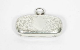 A silver sovereign case