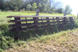 13 Sunderman 20 Ft. Cont. Fence Panels, 2 w/ Ext.