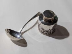A George III silver sauce ladle, by Peter, Ann & W