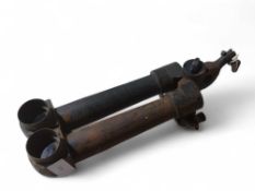 A German WWII trench periscope binocular, marked S