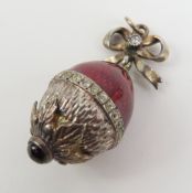 A late 19th or early 20th century Faberge style eg
